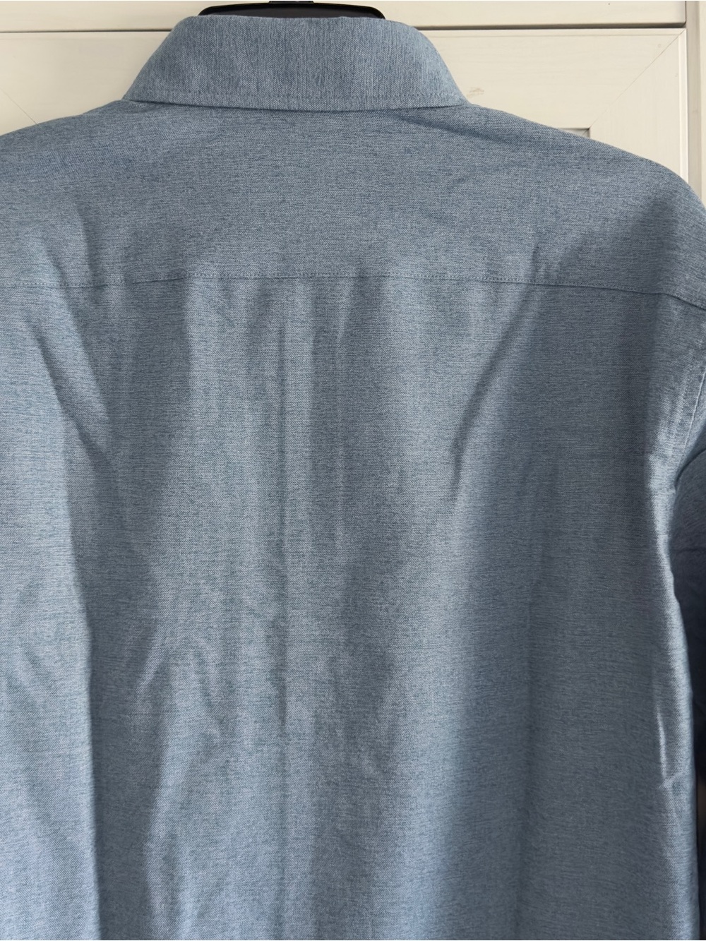 Poncho The Cordon Bleu Long Sleeve Shirt in Slate Heather Size Medium Slim Fit - Picture 8 of 9